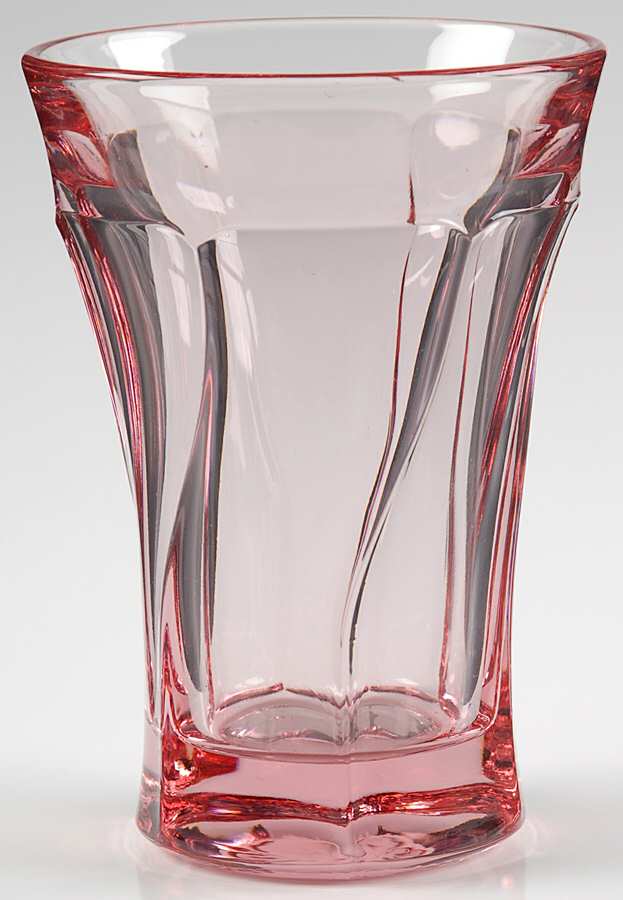 Jamestown Pink 10 Oz Flat Tumbler by Fostoria-1