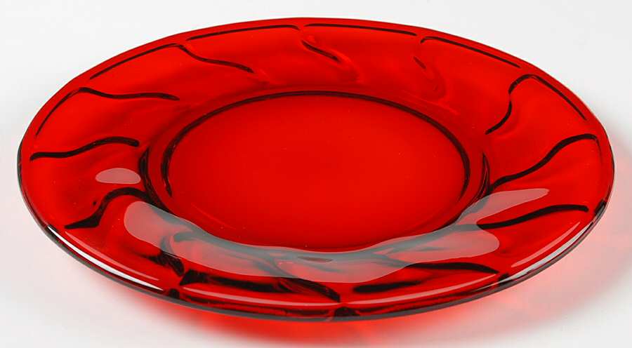 Jamestown Ruby Luncheon Plate by Fostoria-1