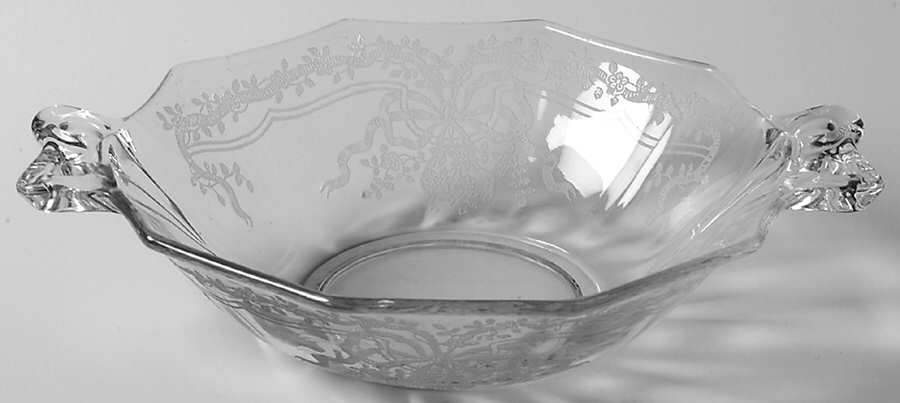 June Clear Sweet Meat with Bow Handles by Fostoria-1