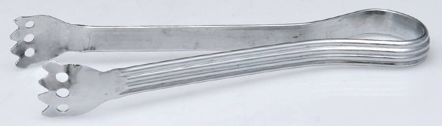 Lido Clear Tongs for Ice Bucket (Baroque Shape) by Fostoria-1
