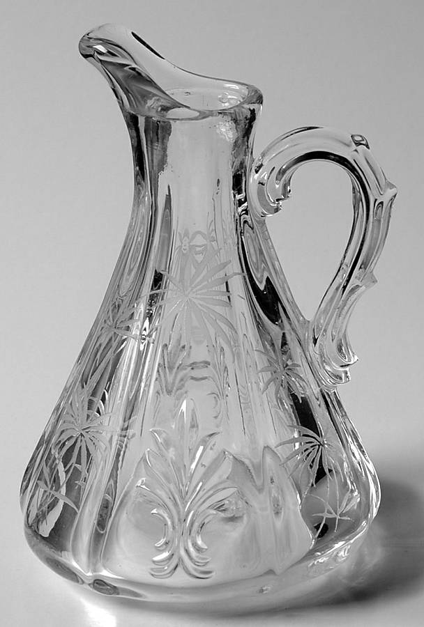 Lido Clear Oil Cruet No Stopper (Baroque Shape) by Fostoria-1