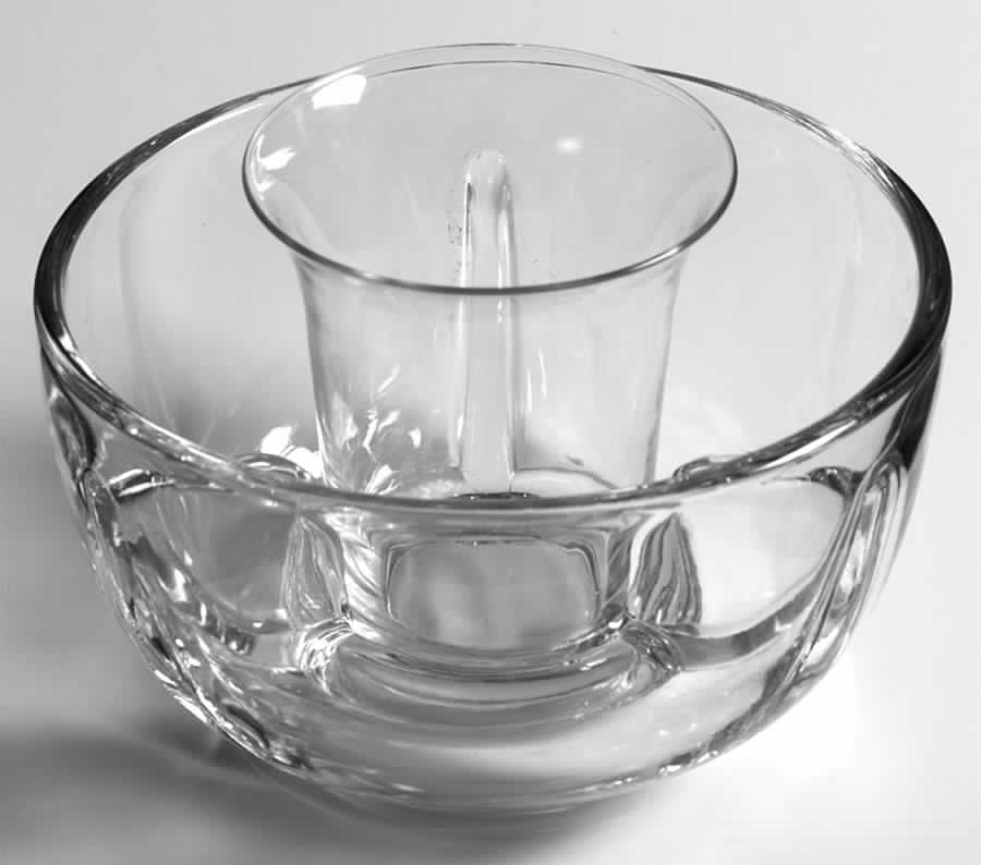 Mademoiselle Ice Dish with Crab Insert by Fostoria-1