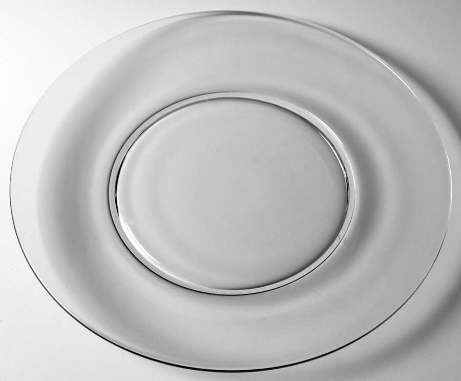 Mademoiselle Sandwich Plate by Fostoria-1