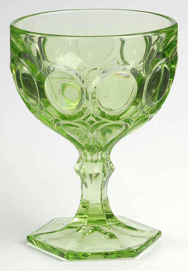 Moonstone Green Champagne/Tall Sherbet by Fostoria-1