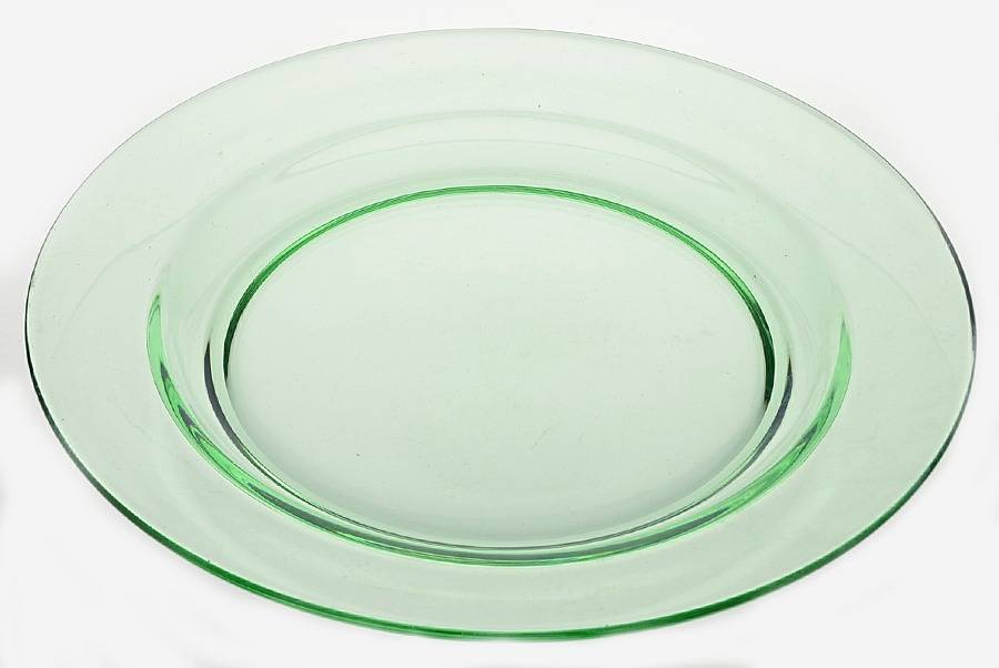 Pioneer Light Green Luncheon Plate by Fostoria-1