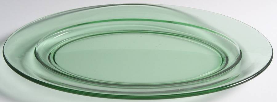 Pioneer Light Green 15" Oval Platter by Fostoria-1