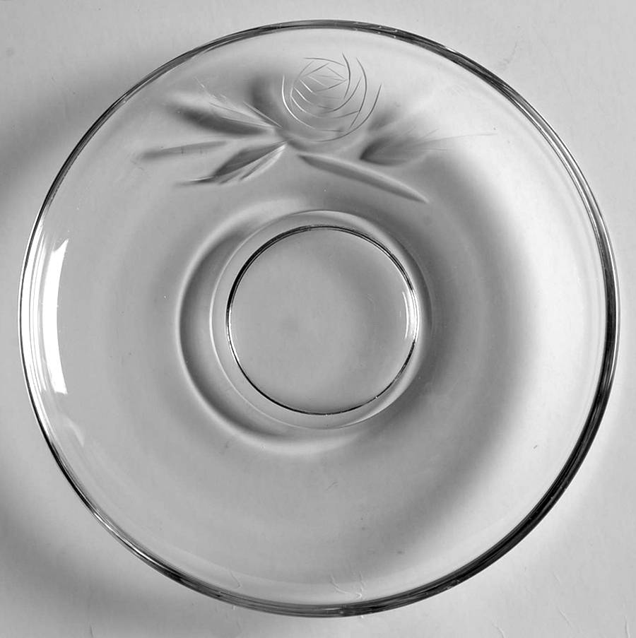 Rose Saucer Only by Fostoria-1