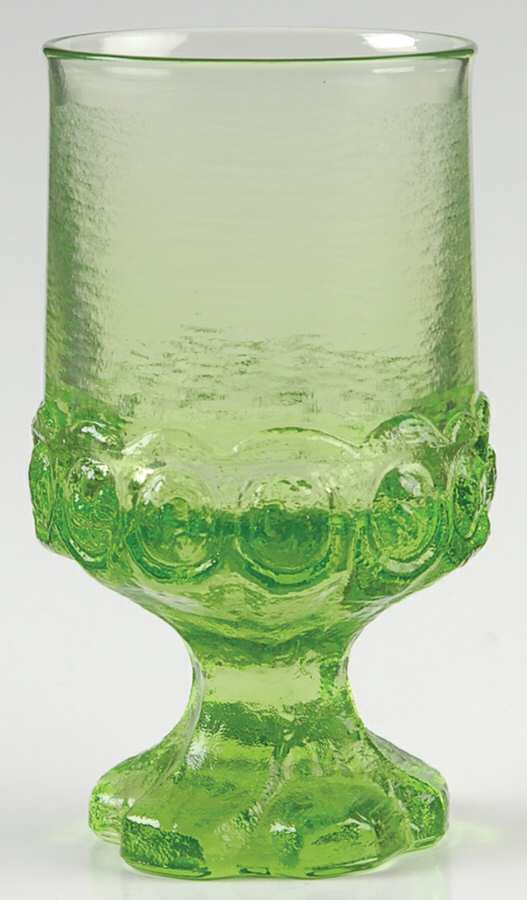 Madeira Apple Green (Clover) Water Goblet by Franciscan-1