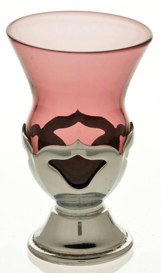 Farber Crystal (Chrome) Amethyst Cordial by Farber Brothers-1