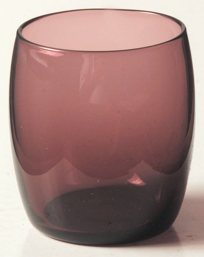 Farber Crystal (Chrome) Amethyst Shot Glass Liner by Farber Brothers-1