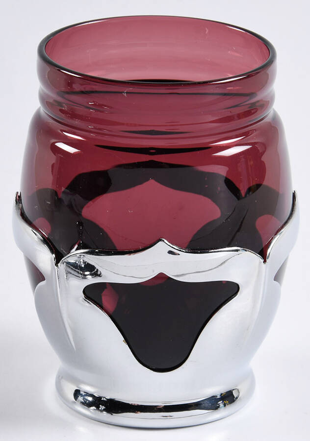 Farber Crystal (Chrome) Mustard No Lid by Farber Brothers-1