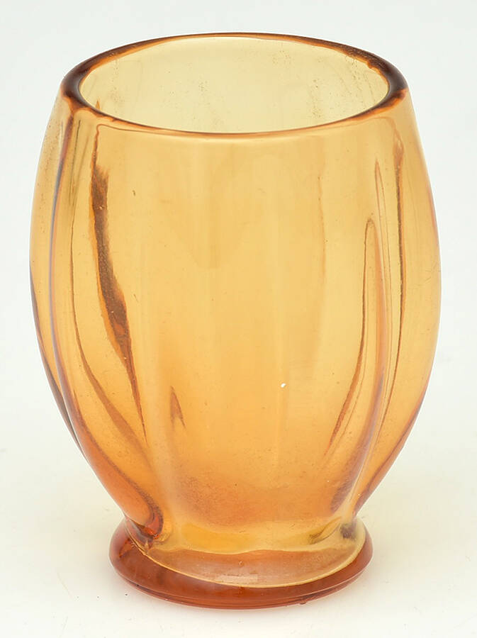 Farber Crystal (Chrome) Cordial Glass by Farber Brothers-1