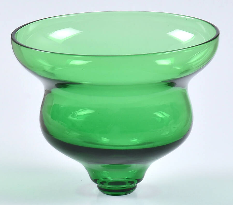 Farber Crystal (Chrome) Forest Green Liquor Cocktail Liner by Farber Brothers-1