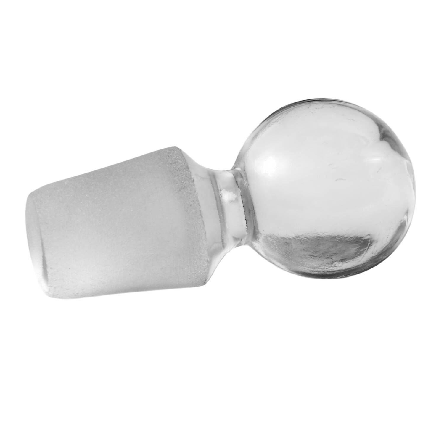 Farber Crystal (Chrome) Stopper for Handled Cruet by Farber Brothers-1