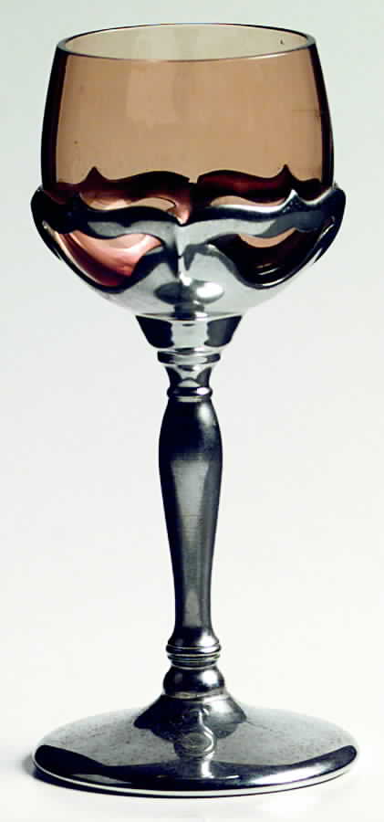 Farber Crystal (Chrome) Amber Liquor Cocktail by Farber Brothers-1