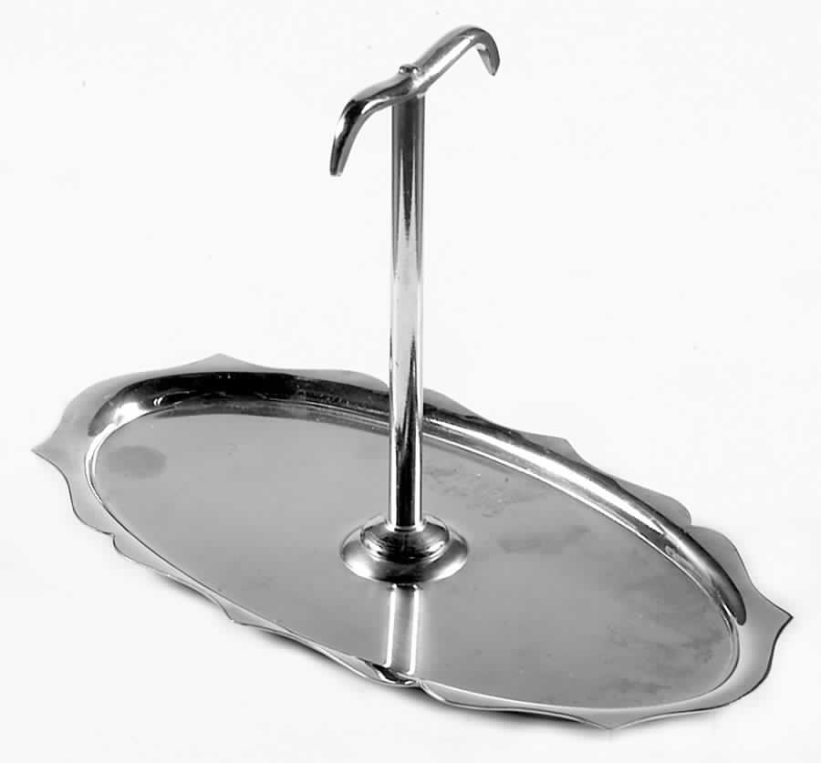 Farber Crystal (Chrome) Oil and Vinegar Tray by Farber Brothers-1