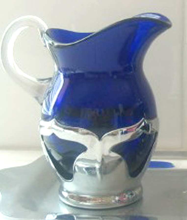 Farber Crystal (Chrome) Creamer by Farber Brothers-1