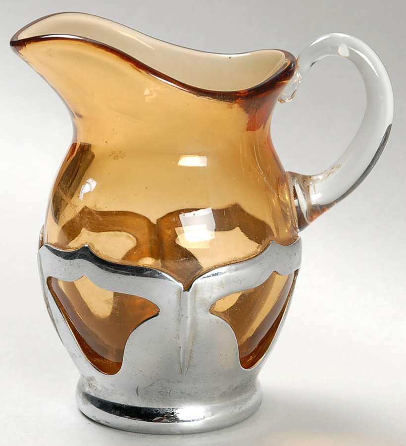 Farber Crystal (Chrome) Creamer by Farber Brothers-1