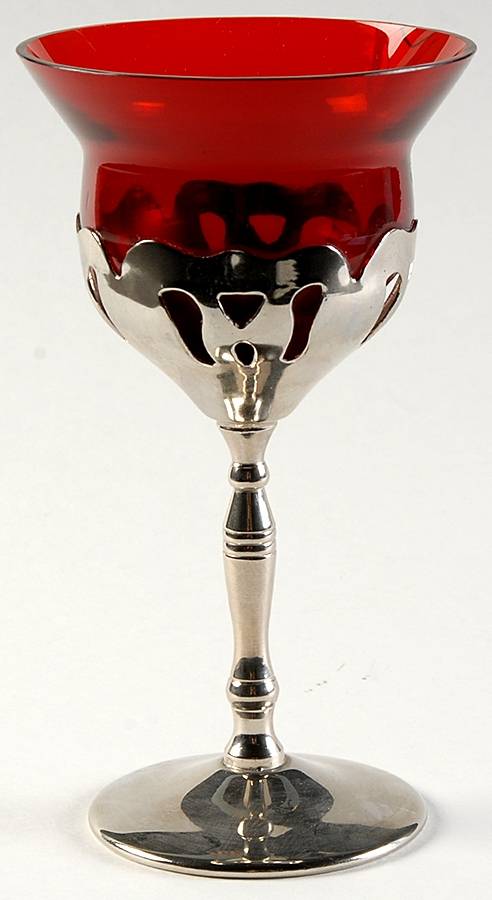 Farber Crystal (Chrome) Carmen Liquor Cocktail by Farber Brothers-1