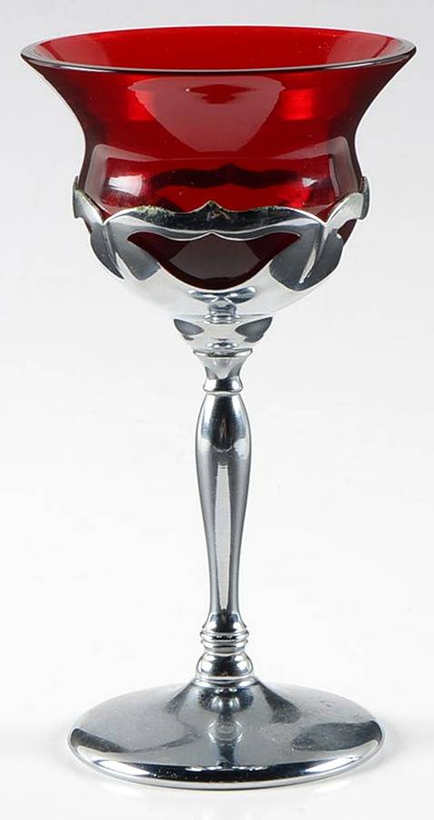 Farber Crystal (Chrome) Carmen Liquor Cocktail by Farber Brothers-1