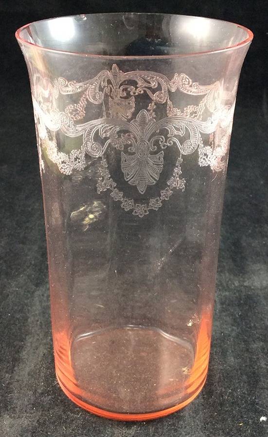 DE107 Pink Flat Tumbler by Fry-1