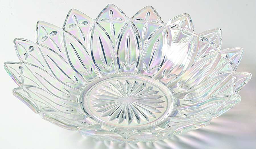 Petal (Iridescent) Large Dessert Bowl by Federal Glass -1