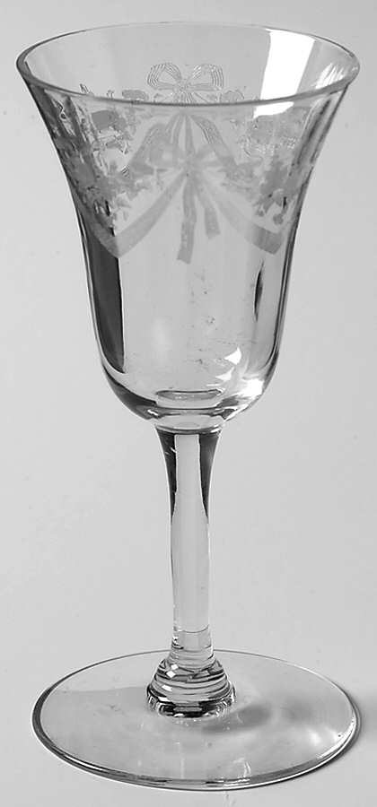 Morning Glory Cordial Glass by Fry-1