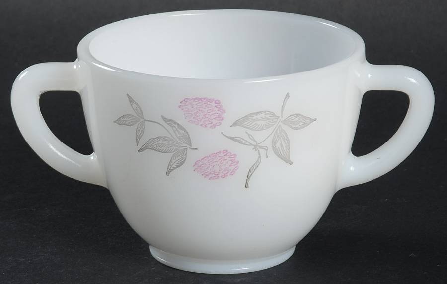 Clover Blossom Open Sugar by Federal Glass -1