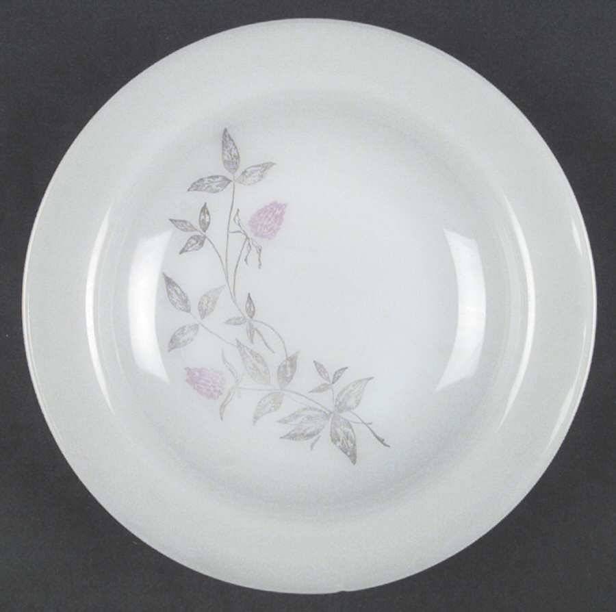 Clover Blossom Rim Soup Bowl by Federal Glass -1
