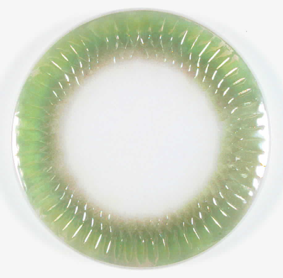 Moonglow Green Dinner Plate by Federal Glass -1