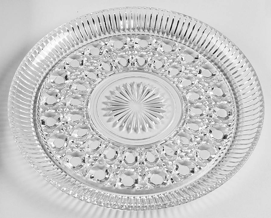 Windsor Clear Service Plate by Federal Glass -1