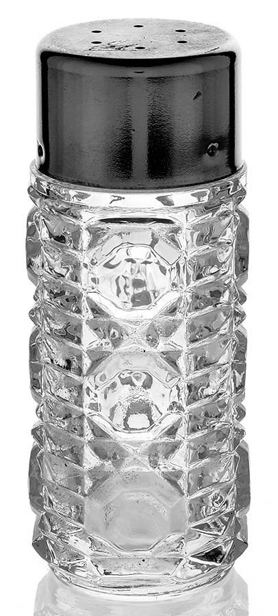 Windsor Clear Shaker with Metal Lid by Federal Glass -1