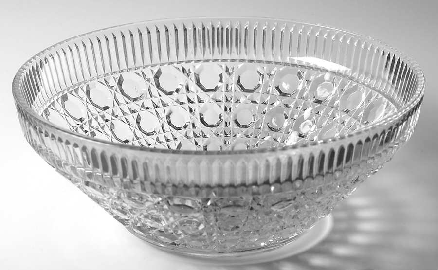 Windsor Clear 10" Round Bowl by Federal Glass -1