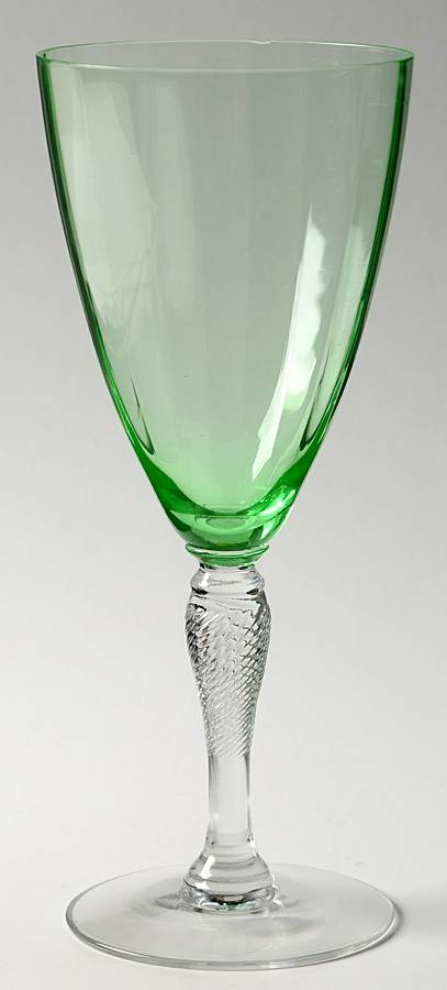 FRY10 Green Water Goblet by Fry-1