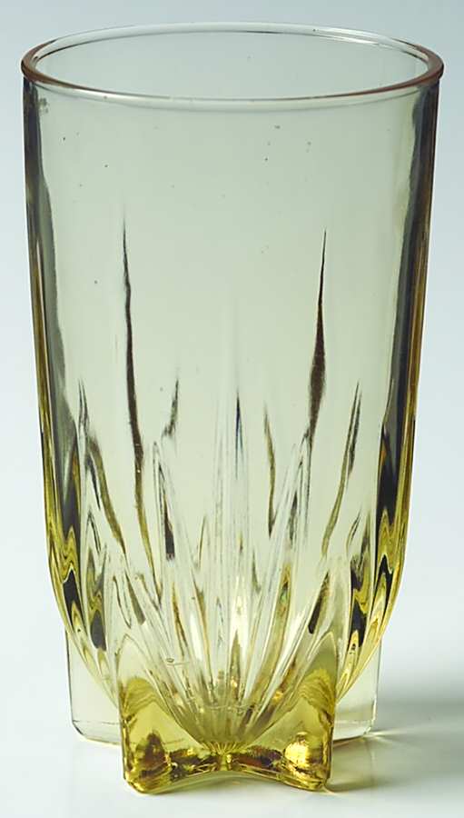 Star Amber Flat Iced Tea by Federal Glass -1
