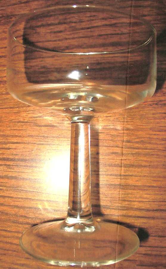 Sheer Rim Champagne/Tall Sherbet by Federal Glass -1