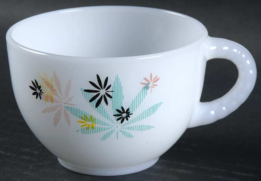 Atomic Flower Snack Cup for Snack Plate by Federal Glass -1