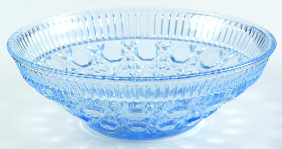 Windsor Blue Candy Dish No Lid by Federal Glass -1