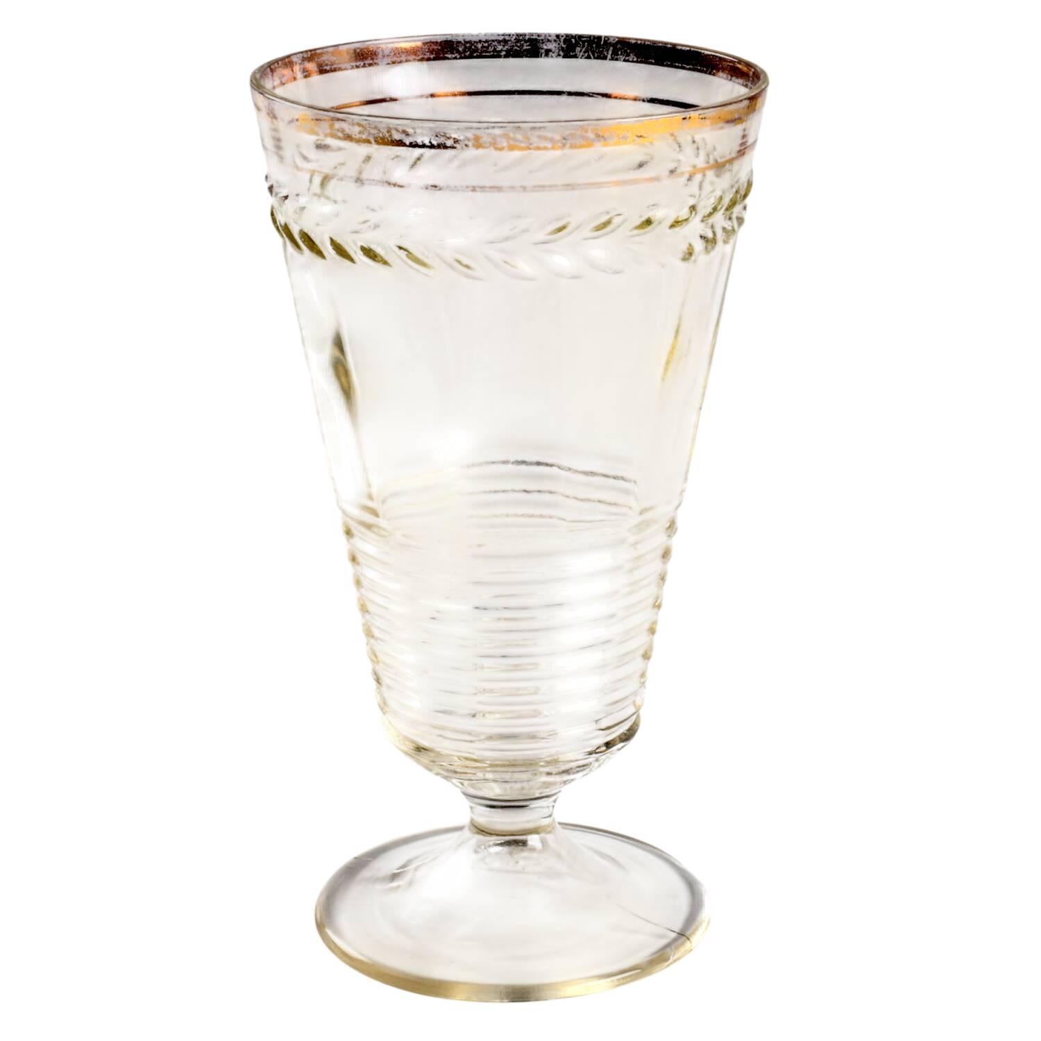 145R-Gold Trim Iced Tea by Federal Glass -1