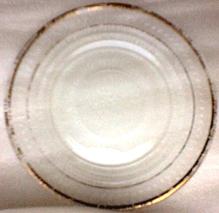 145R-Gold Trim Saucer Only by Federal Glass -1