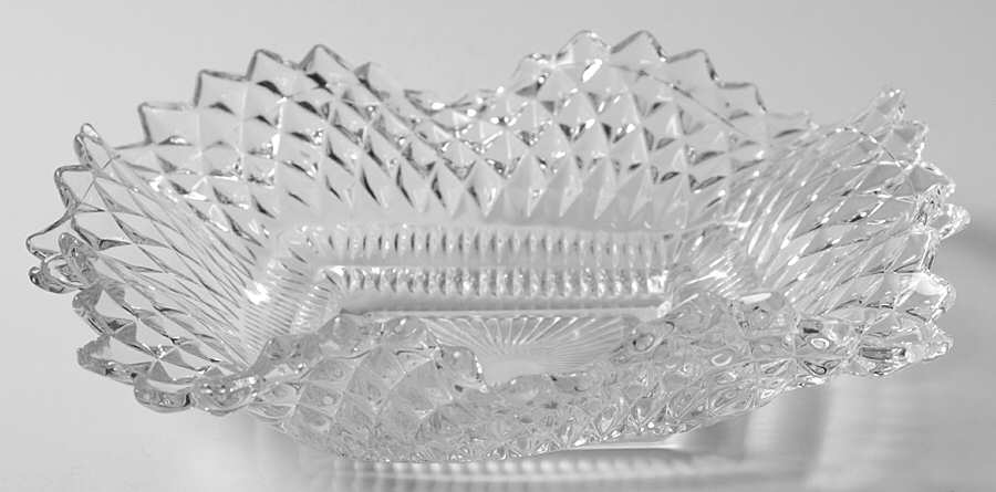 Traditions-Clear (Square) 6" Bon Bon by Federal Glass -1