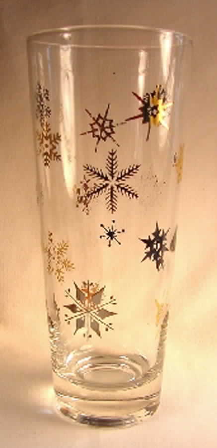 Snowflake Flat Tumbler by Federal Glass -1
