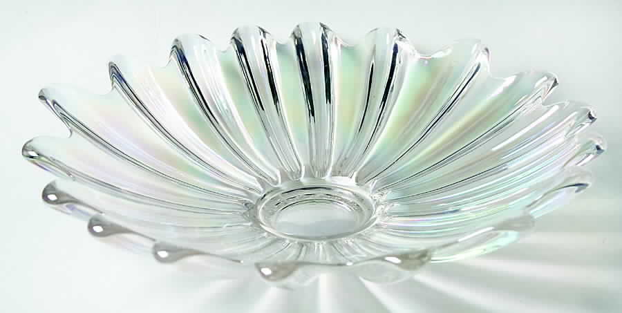 Celestial (Iridescent) 11" Round Bowl by Federal Glass -1
