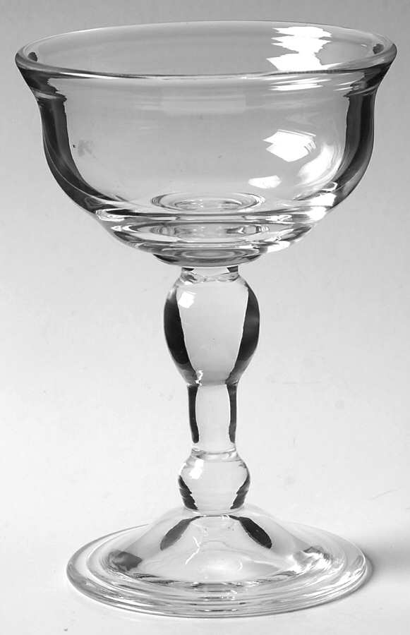 Baluster Champagne/Tall Sherbet by Foreign Advisory Crystal-1