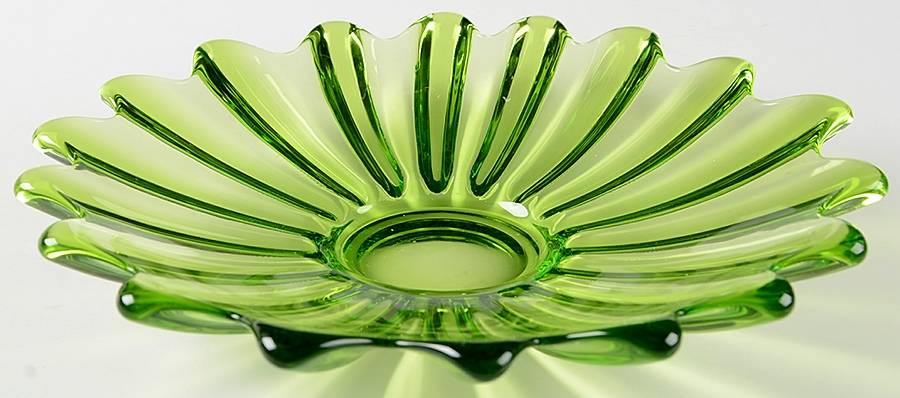 Celestial Limelight (Green) 9" Round Bowl by Federal Glass -1