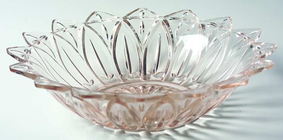 Petal Pink 10" Round Bowl by Federal Glass -1