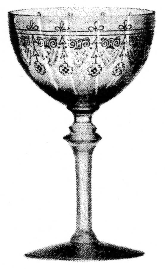 DE63 Green Champagne/Tall Sherbet by Fry-1