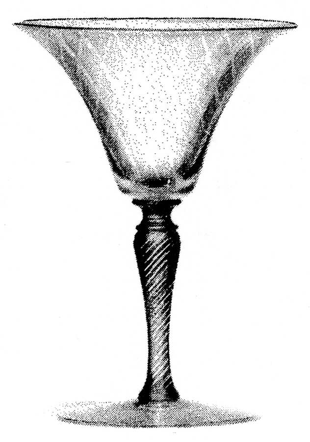 7542 Clear Champagne/Tall Sherbet by Fry-1