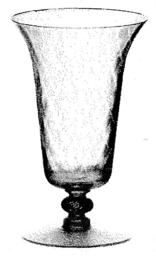 7542 Clear 9 Oz Footed Tumbler by Fry-1