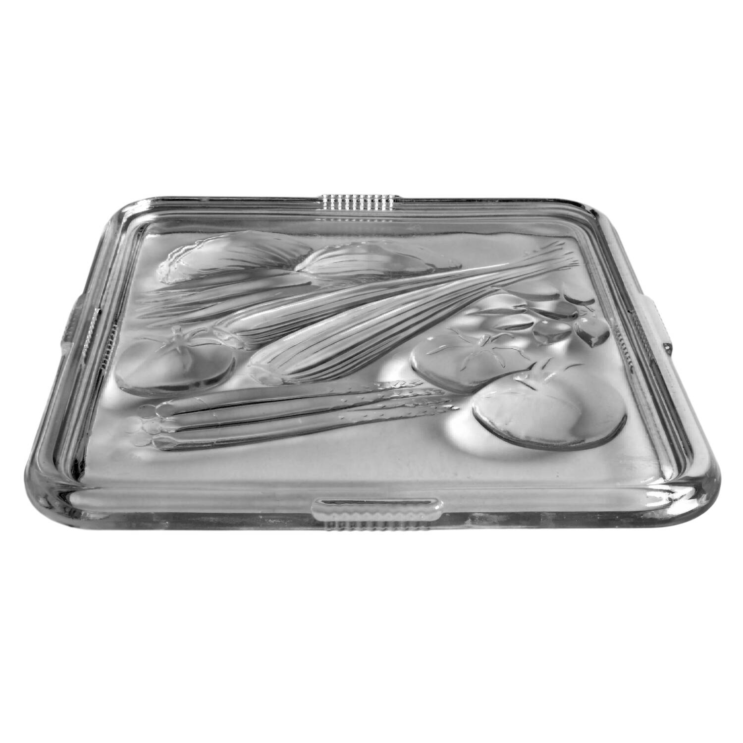 FEG18 Lid for Large Square Refrigerator Dish by Federal Glass -1